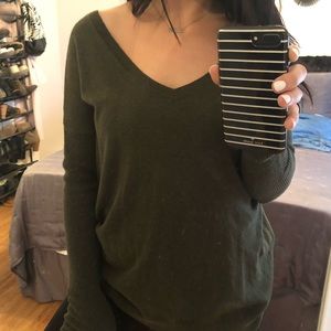 American Eagle Green Sweater